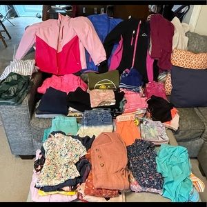 7/8 Girls Clothing Lot- 97 items